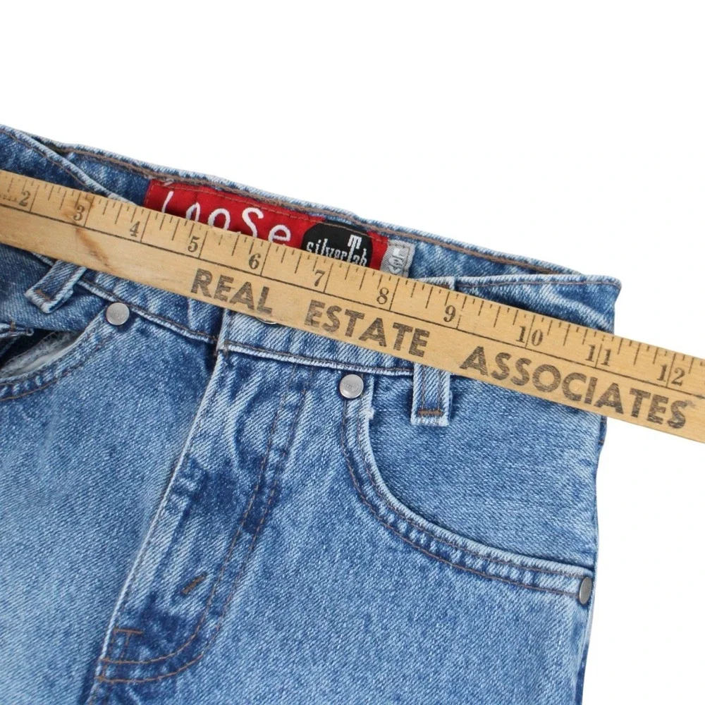 Vintage Levi's SilverTab Loose Slim Jeans Blue Denim Youth Boys Size 9